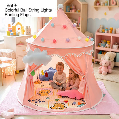 🏰 50 % RABATT NU! 🧒 Indoor kids play tent – rymlig hexagon, andningsbar & rivbeständig – perfekt för kreativ lek hemma 🧸