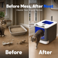 🐱 50 % RABATT NU! 🚽 Odor-control covered litter box – stor, topp-ingång & utdragbar bricka – perfekt för stora katter och flerkattshushåll 🏠