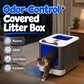 🐱 50 % RABATT NU! 🚽 Odor-control covered litter box – stor, topp-ingång & utdragbar bricka – perfekt för stora katter och flerkattshushåll 🏠
