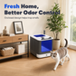 🐱 50 % RABATT NU! 🚽 Odor-control covered litter box – stor, topp-ingång & utdragbar bricka – perfekt för stora katter och flerkattshushåll 🏠