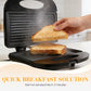 🥪 50 % RABATT NU! ⚡ 3-in-1 sandwich & waffle maker – snabb frukost, dubbelvärmning & non-stick – perfekt för toast, panini och grill 🍳