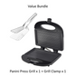 🥪 50 % RABATT NU! ⚡ 3-in-1 sandwich & waffle maker – snabb frukost, dubbelvärmning & non-stick – perfekt för toast, panini och grill 🍳