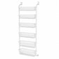 🚪 50 % RABATT NU! 🧺 Over the door hanging storage basket organizer – borrfri, platsbesparande & flera nivåer – perfekt för badrum, kök och sovrum 🏠