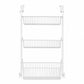 🚪 50 % RABATT NU! 🧺 Over the door hanging storage basket organizer – borrfri, platsbesparande & flera nivåer – perfekt för badrum, kök och sovrum 🏠
