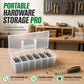 🔧 50 % RABATT NU! 🧰 Bärbar förvaringsbox för smådelar – högtransparent, anpassningsbara fack & ergonomiskt handtag – organisera din verkstad 🛠️