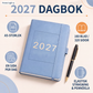 📅 50 % RABATT NU! ✍️ 365-dagars planeringsjournal för 2027 – daglig planering, vanespårning & elastiskt band – perfekt för jobb, skola och hem 🏠