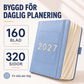 📅 50 % RABATT NU! ✍️ 365-dagars planeringsjournal för 2027 – daglig planering, vanespårning & elastiskt band – perfekt för jobb, skola och hem 🏠