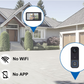 📹 50 % RABATT NU! 🚪 Video-dörrklocka med monitor & kamera – 1080P HD, 170° vidvinkel & 150m räckvidd – ingen WiFi eller app krävs 🔒