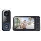 📹 50 % RABATT NU! 🚪 Video-dörrklocka med monitor & kamera – 1080P HD, 170° vidvinkel & 150m räckvidd – ingen WiFi eller app krävs 🔒