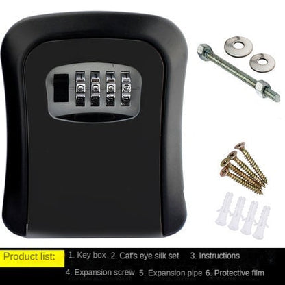 🔐 50 % RABATT NU! 🗝️ Kodlås för nycklar – 4-siffrig kombination, 5 nycklars kapacitet & väderbeständig – perfekt för hem, garage och resor 🏠