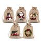 🎄 50 % RABATT NU! 🎁 Julklappspåsar med dragsko – festliga tomte- & renmotiv, dubbel dragsko & hållbart tyg – julglädje i varje gåva ✨