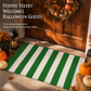 🚪 50 % RABATT NU! 🎃 Randig dörrmatta – hållbar, halksäker & fläckavvisande – perfekt för Halloween och vardag 🏠