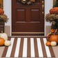 🚪 50 % RABATT NU! 🎃 Randig dörrmatta – hållbar, halksäker & fläckavvisande – perfekt för Halloween och vardag 🏠