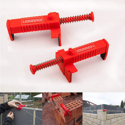 🧱 50 % RABATT NU! 🔧 Justerbara PA6-mursnöreklämmor & förlängningsskenor – hållbara, mångsidiga & verktygsfria – perfekt för murningsarbeten 🏗️