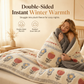 🛏️ 50 % RABATT NU! ❄️ Förtjockat dubbelsidigt vintertäcke i lammfleece & mjölksammet – varmt för höst och vinter ✨