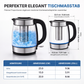 ☕ 50 % RABATT NU! ⚡ 2L elektrisk vattenkokare i glas – stor kapacitet, automatisk avstängning & överhettningsskydd – perfekt för te och kaffe 🏠