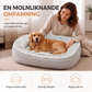 🐾 50 % RABATT NU! 🛏️ Ergonomisk hundsäng – bekväm året runt med stödjande skumbas & molnlik omfamning ☁️