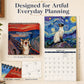 📅 50 % RABATT NU! 🎨 2027 Rolig kattmeme-kalender – meme-inspirerad konst, livfulla månadssidor & praktisk planering – perfekt för hem och kontor 🐱