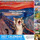 📅 50 % RABATT NU! 🎨 2027 Rolig kattmeme-kalender – meme-inspirerad konst, livfulla månadssidor & praktisk planering – perfekt för hem och kontor 🐱