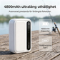 🐟 50 % RABATT NU! 💨 Uppladdningsbar bärbar syrepump – 4800mAh, dubbla utlopp & ultratyst – perfekt för fiske och akvarium 🌊
