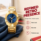⌚ 50 % RABATT NU! ✨ Klassisk kvartsklocka för män i retrostil – elegant, mångsidig & exakt – perfekt för vardag och fest 🎩