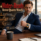 ⌚ 50 % RABATT NU! ✨ Klassisk kvartsklocka för män i retrostil – elegant, mångsidig & exakt – perfekt för vardag och fest 🎩