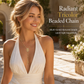 📿 50 % RABATT NU! ✨ Retro guldton Jungfru Maria krucifix kors hänge halsband med pärlad Y-kedja – elegant, 14K pläterad & tidlös – perfekt för vardag och fest 🕊️