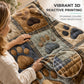 🐾 50 % RABATT NU! 🧶 Söt flanellfilt med tassavtryck – mysig värme, levande tryck & mångsidig – perfekt för soffan, sängen och djurvänliga hem 🏠