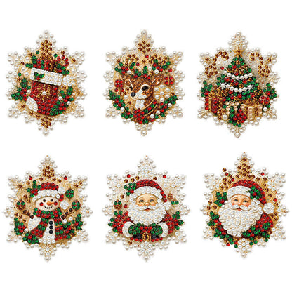💎 50 % RABATT NU! 🎄 Set med julpynt att måla och hänga upp själv – pärlglans & familjeprojekt ✨