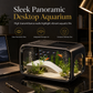 🐠 50 % RABATT NU! 🌊 Elegant panoramabordsakvarium med lock – transparent & dekorativt för hemmet ✨