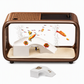 🐠 50 % RABATT NU! 🌊 Elegant panoramabordsakvarium med lock – transparent & dekorativt för hemmet ✨