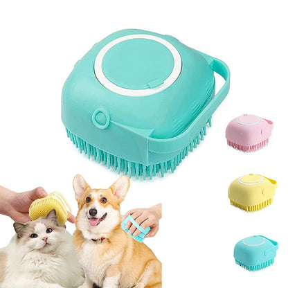 🛁 50 % RABATT NU! 🐾 Massageborste för badning av husdjur – skonsam rengöring & härlig massage – perfekt för hundar och katter 🧴