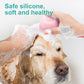 🛁 50 % RABATT NU! 🐾 Massageborste för badning av husdjur – skonsam rengöring & härlig massage – perfekt för hundar och katter 🧴