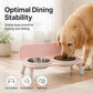 🐾 50 % RABATT NU! 🍽️ Upphöjd dubbel matskål för husdjur – avtagbar för enkel rengöring & skonsam nackvård 💚