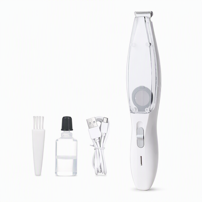 🐾 50 % RABATT NU! ✂️ Tyst djurtrimset med dammsugarklippare – dubbel motor & rundade blad 🌀