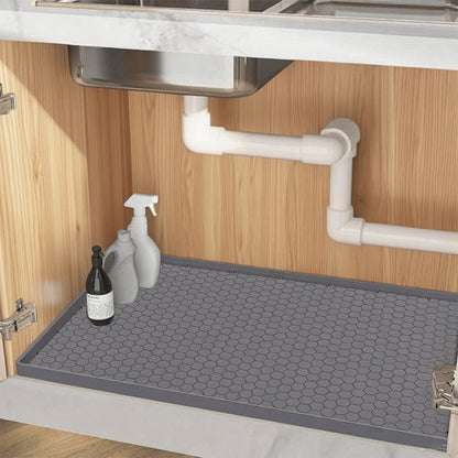 🚰 50 % RABATT NU! 🛡️ Multifunktionell silikonmatta under diskbänken – smutsavvisande & förhöjda kanter 💧