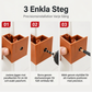🚪 50 % RABATT NU! 📐 3-i-1 träbearbetningsmall – positionering, returfjäder & 20/23 mm borr- och trimverktyg ✨