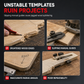 🔧 50 % RABATT NU! 📐 Routermall för rundade hörn – CNC-bearbetad aluminiumlegering för träfräs & DIY 🛠️
