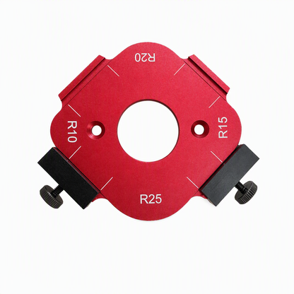 🔧 50 % RABATT NU! 📐 Routermall för rundade hörn – CNC-bearbetad aluminiumlegering för träfräs & DIY 🛠️