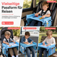 🚗 50 % RABATT NU! 🎨 Barnbord för bilresan – ergonomiskt vadderat & med kantskydd, stabilt aktivitetsbord 🧸