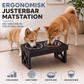 🐕 50 % RABATT NU! 🍽️ Förhöjda hundskålar med långsammatare – justerbar höjd & skålar i rostfritt stål 🦴