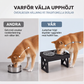 🐕 50 % RABATT NU! 🍽️ Förhöjda hundskålar med långsammatare – justerbar höjd & skålar i rostfritt stål 🦴