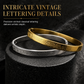💎 50 % RABATT NU! ✨ Armring i titan och rostfritt stål – 18K vakuumplätering & graverad text 🖋️