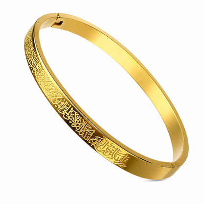 💎 50 % RABATT NU! ✨ Armring i titan och rostfritt stål – 18K vakuumplätering & graverad text 🖋️