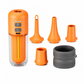 🏕️ 50 % RABATT NU! 💨 Portabel utomhusluftpump med nödljus & SOS – 3-i-1 för poolringar, båtar & madrasser ✨