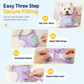 🐕 50 % RABATT NU! 🎒 Vadderad väst med integrerad ryggsäck – ergonomiskt bröststöd & reflekterande remmar för små hundar 🐾