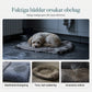 🐾 50 % RABATT NU! ☁️ Avtagbar oval hund- och kattsäng – polarfleece, oxfordtyg & fuktavvisande halkfri botten 🐶
