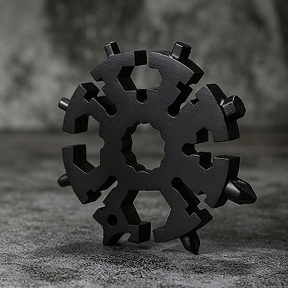 ❄️ 50 % RABATT NU! 🔧 20-i-1 snöflinga multiverktyg – fickstor EDC med 20 funktioner för äventyr & reparationer ✨