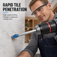 🧱 50 % RABATT NU! 🔩 Sexkantskaftad hårdmetall excenterborrbit – för keramik, glas & betong, YG6A-wolframspets ✨