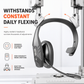 🎧 50 % RABATT NU! 🚛 Trådlöst Bluetooth headset med ENC-brusreducering – auto-parning för kundtjänst & lastbilschaufförer ✨